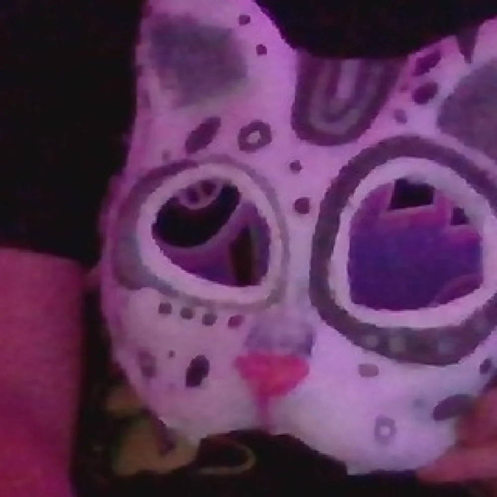 Gray and Pink Cat Mask for Pets